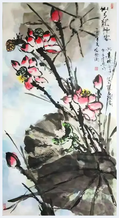 画家徐德润花卉作品赏析 | 美术教学