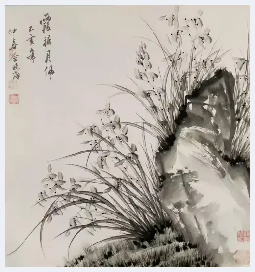 兰花才子——著名画家金晓海先生的兰花作品 | 美术理论