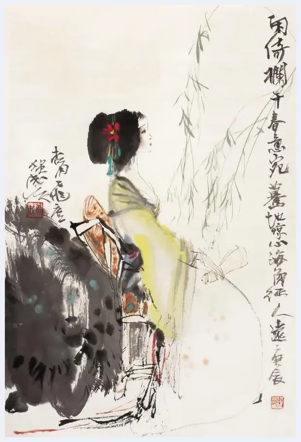 画家贺成探索古代人物和仕女画 | 美术理论