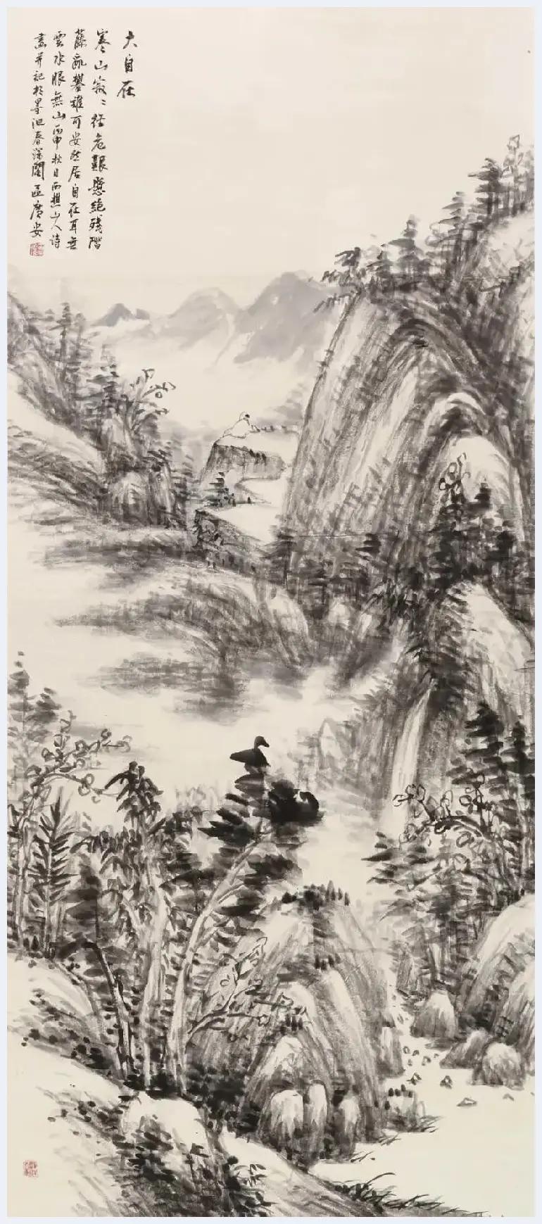 岭南国画百家之区广安作品赏 | 美术观点