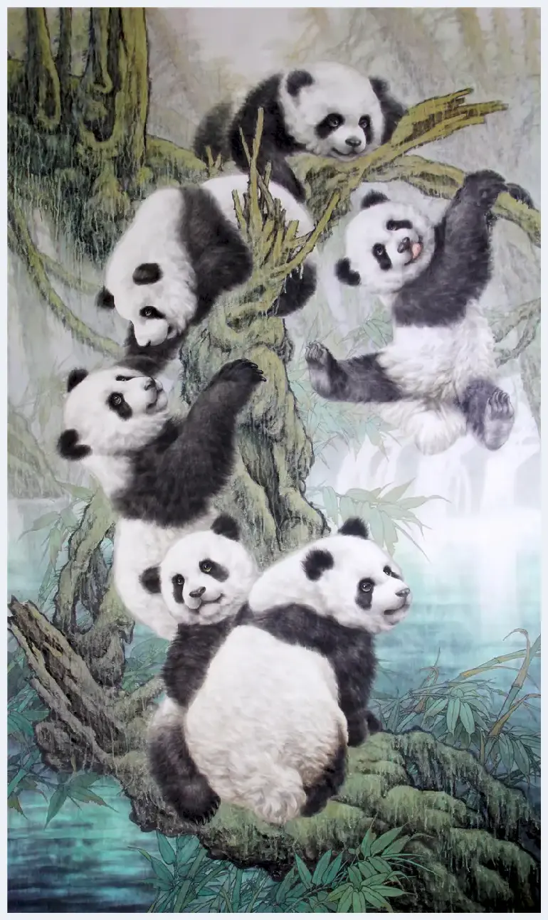 “党旗飘飘”迎七一：任伟国画艺术 | 美术教学