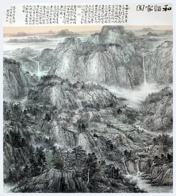 东岳脚下必巍峨——谈樊峰和他的山水画 | 艺术杂谈