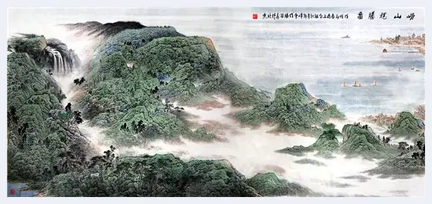 走向艺术新高度的证明——评杨留义的城市山水新作《崂山揽胜图》、《风清灵境》 | 美术教学