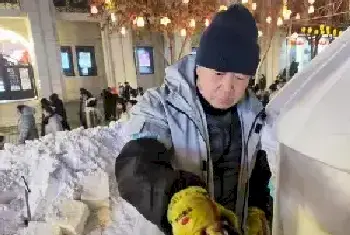 时光里丨哈尔滨雕雪人