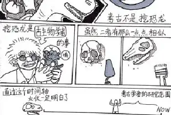 考古系女生用漫画图解专业知识：让你脑洞大开[图文]