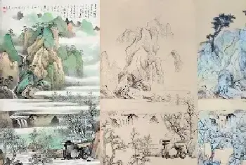 陆小曼没完成的画，AI在乐震文的“指导”下画完了，你看怎么样？[图文]